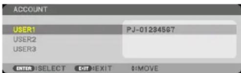 ACCOUNT USER1 PJ-01284567 USER2 USER3 ENTER SELECT EXIT:EXIT $:MOVE