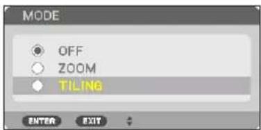 MODE OFF ZOOM TILING ENTER EXIT