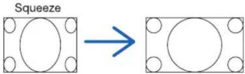 SHARP NP-PH3501QL - Selecting the Aspect Ratio [ASPECT RATIO] - 5