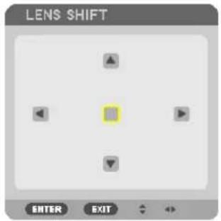 LENS SHIFT ENTER EXIT