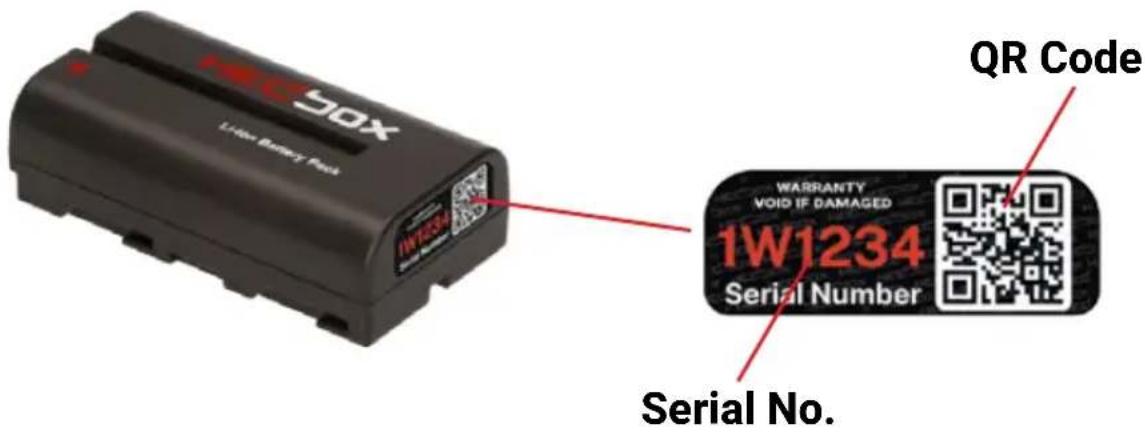 Hedbox HED-NPF1000 - Security QR Holo Serial Number Label - 1