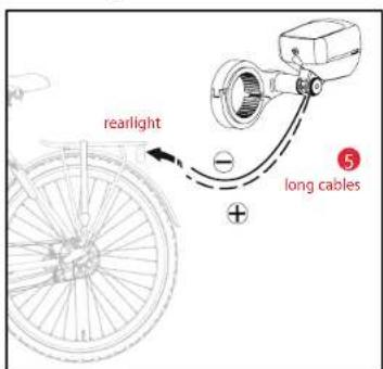 rearlight long cables