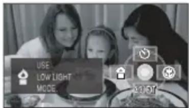 PANASONIC HDC-HS9D - Piespiediet MENU taustinu. (→23) - 1