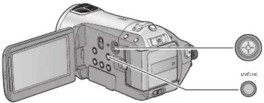 PANASONIC HDC-HS9D - Barošanas ieslēgšana un izslēgšana, izmantojot škidro kristālu ekrānu - 3