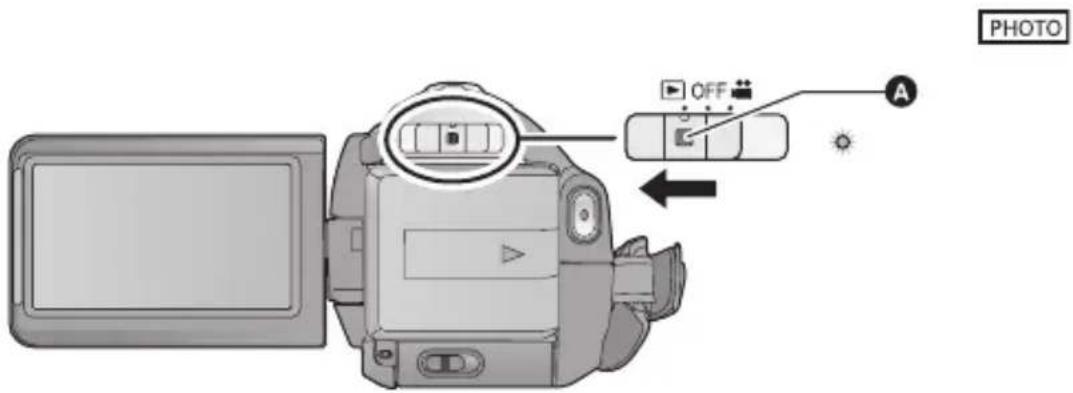 PANASONIC HDC-HS9D - Piespiediet MENU taustinu. (→ 23) - 1