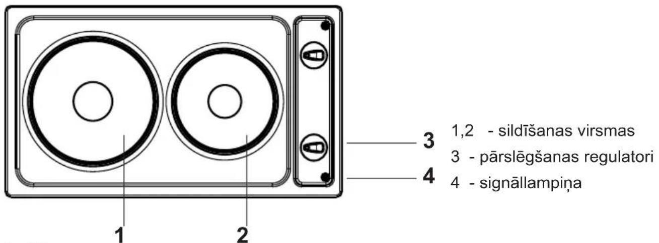 Hansa BHEI301060 - Elektriskā plīts tipa sērija - 1