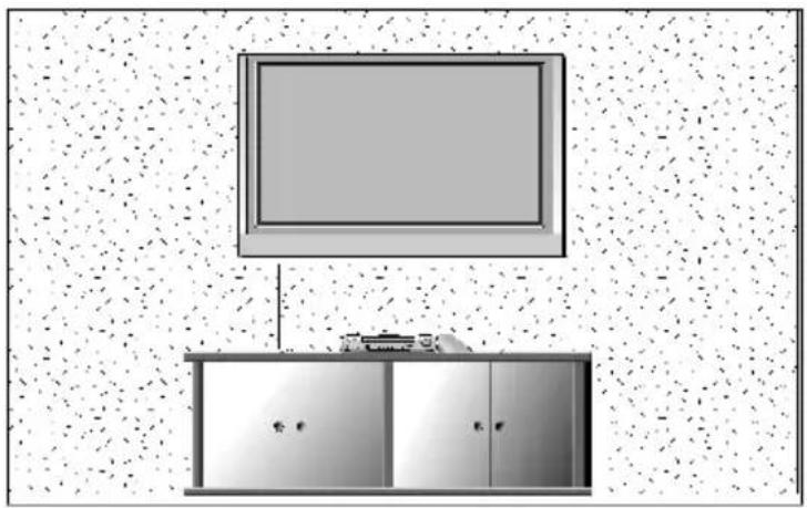 LG 42PG20RC - 壁式安装:水平安装 - 1