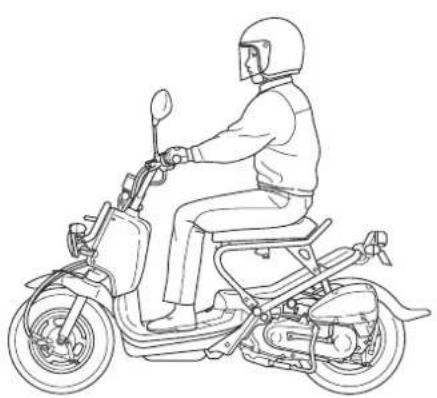 Honda Zoomer (2001) - 警告 - 2