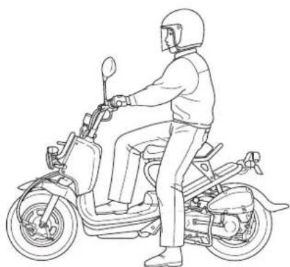 Honda Zoomer (2001) - スタートするとき - 2