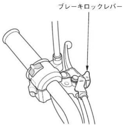 ブレーキロックレバー