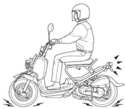Honda Zoomer (2001) - スタートするとき - 8