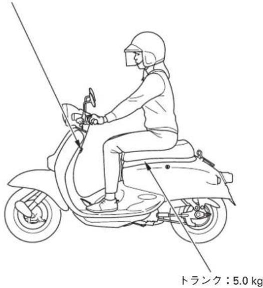 トランク : 5.0 kg