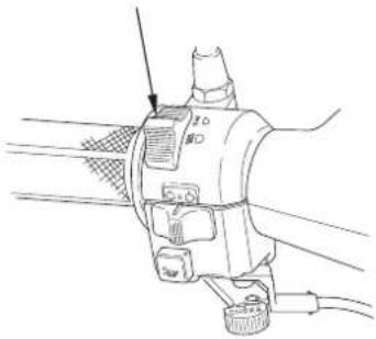 Honda Giorcub SNC50 (1999) - 前照灯上下切換えスイッチ (ヘッドライト上下切換えスイッチ) - 1