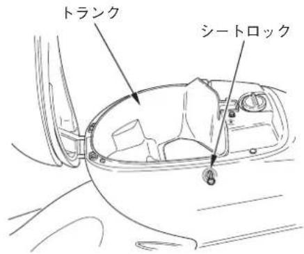 トランク シートロック