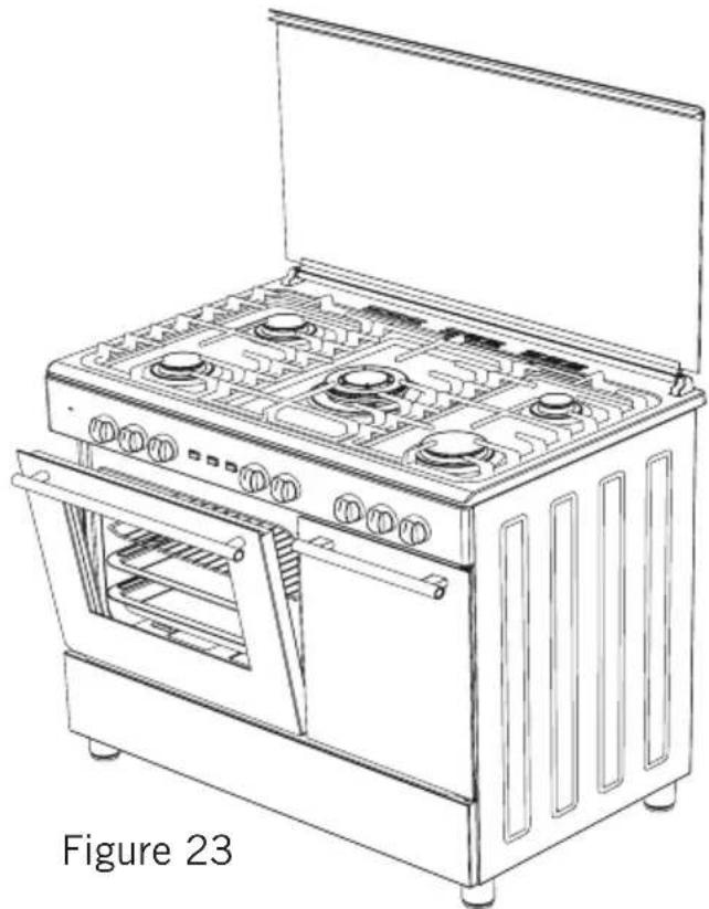 Infiniton CC9391PBL - Installation Of The Oven Door - 1