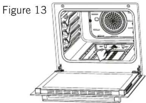 Infiniton CC9391PBL - Removal of the lower burner: - 4