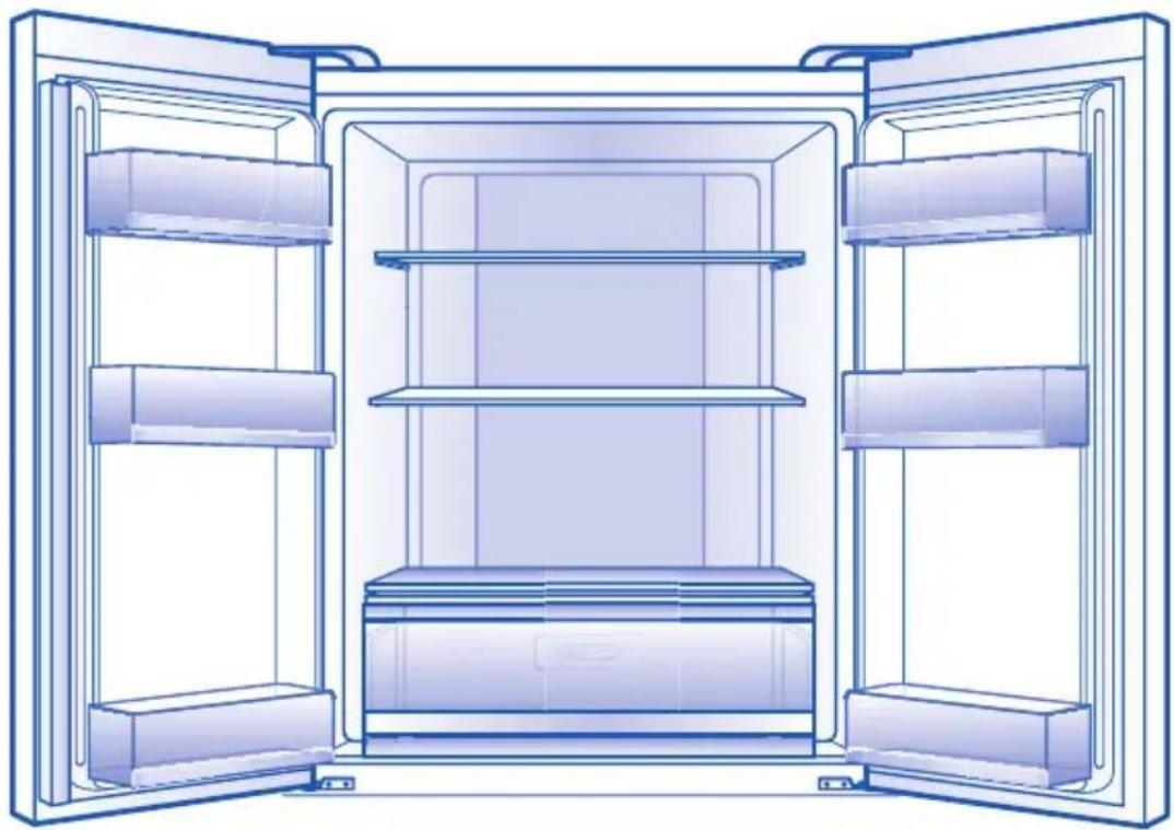 HAIER BCD-426WDCNU1 - 冷藏室的使用方法和注意事项 - 1