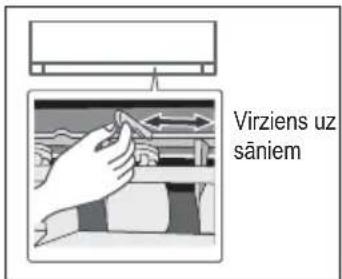 PANASONIC CS-NZ50YKE-1 - Virziens uz sāniem: - 1