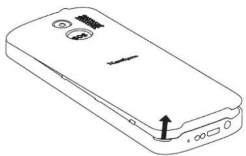 PHILIPS Xenium E227 - Установка SIM-карт и зарядка аккумулятора - 1