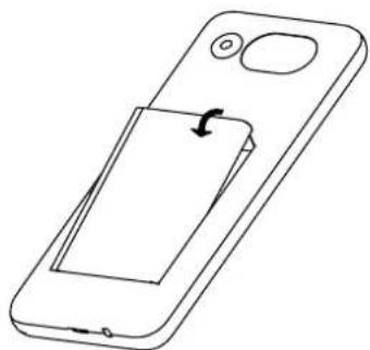 PHILIPS Xenium E335 - Установка SIM-карт и зарядка аккумулятора - 2