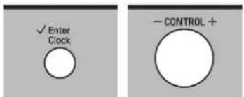 ✓ Enter Clock - CONTROL +