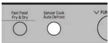 Fast Food Fry & Dry Sensor Cook Auto Defrost FUN