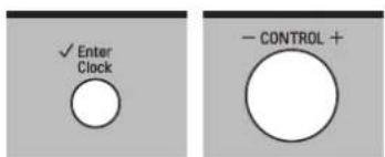 ✓ Enter Clock - CONTROL +