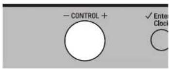 - CONTROL + ✓ Enter Clock
