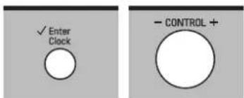 ✓ Enter Clock - CONTROL +
