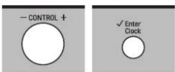 - CONTROL + ✓ Enter Clock