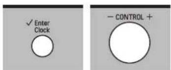 ✓ Enter Clock - CONTROL +
