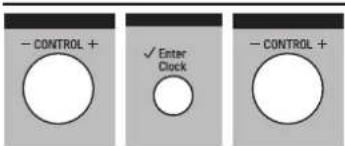 - CONTROL + ✓ Enter Clock - CONTROL +