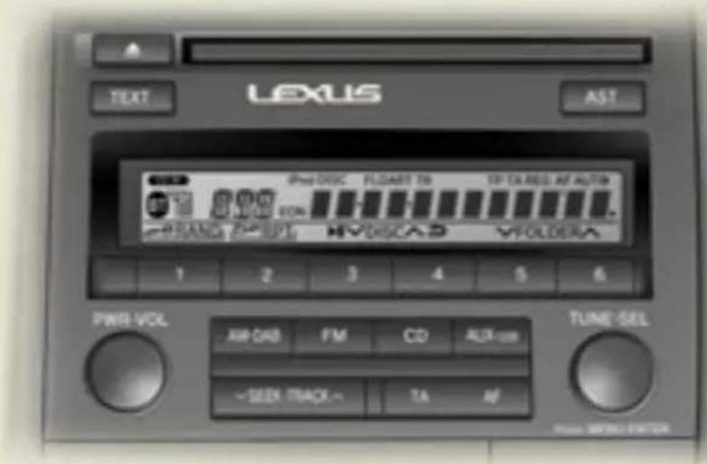 LEXUS TEXT AST iPod DISC FLORANT TB TP TA RED AF AUTIN HYDISCAD VFOLDERA 1 2 3 4 5 6 PWM-VOL AW-0AB FM CD ALX-000 ~SEEK TRACK~ TA AF TUNE-SEL www.elyxv.com