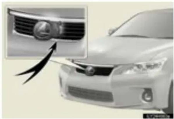 LEXUS CT 200h (2010) - Radara sensors - 1