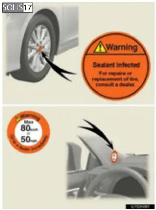 LEXUS CT 200h (2010) - 5-2. Avārijas gadījumā veicamie pasākumi - 9