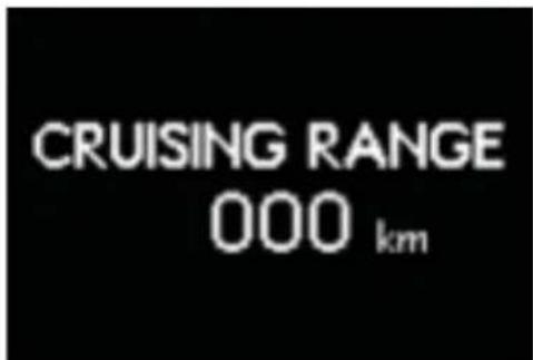 CRUISING RANGE 000 km