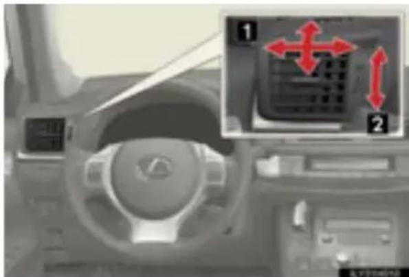 LEXUS CT 200h (2010) - Priekšpuses sānu sprauslas - 1