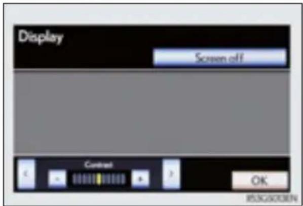 Display Screen off Control OK 153G070EN