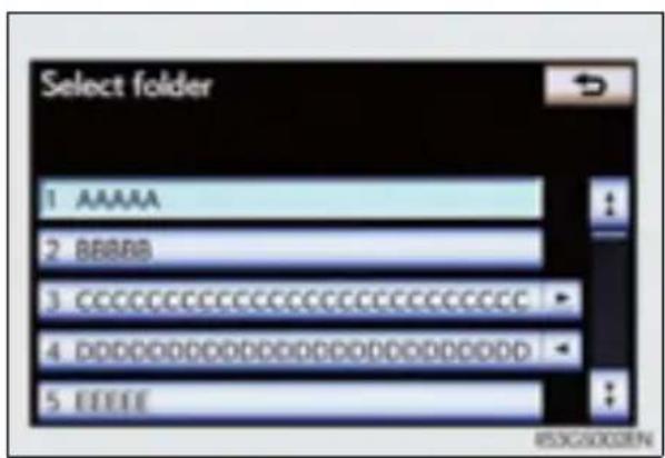 Select folder 1 AAAAA 2 BBBBB 3 CCCCCCCCCCCCCCCCC 4 DDDDDDDDDDDDDDDDDDDDDDDDD 5 EEEEE RSDG0008N