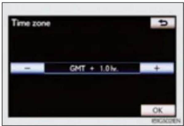 Time zone - GMT + 1.0 hr. + OK RIGSCREEN