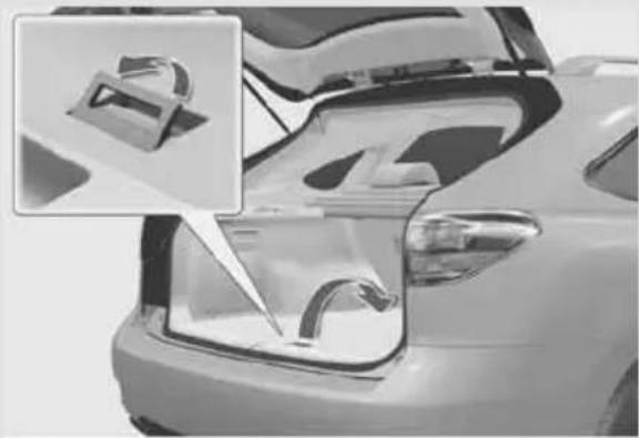LEXUS RX 350 (2006) - Bagāžas nodalījuma elementi - 2