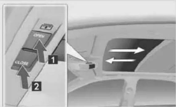 LEXUS RX 350 (2006) - 1-4. Logu, jumta lükas un elektroniskā saulsarga atvēršana un aizvēršana Elektroniskais saulsargs\* - 1