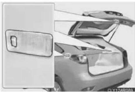 LEXUS RX 350 (2006) - Bagāžas nodalījuma apgaismojums - 1