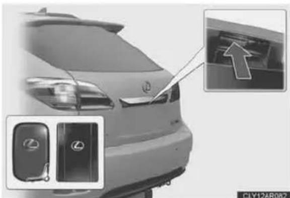 LEXUS RX 350 (2006) - Aizmugures durvju atslēgšana un slēgšana - 1