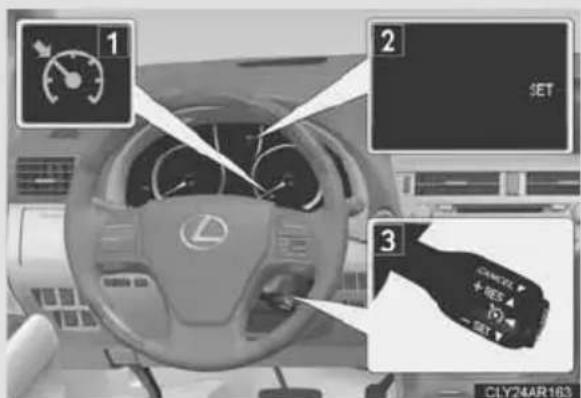 LEXUS RX 350 (2006) - Pastāvīga ātruma uzturēšanas sistēma \* - 1
