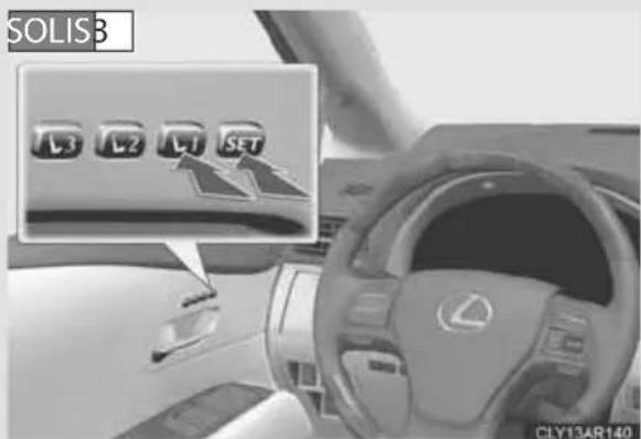 LEXUS RX 350 (2006) - Stāvokļa ievadīšana atmiņā - 1