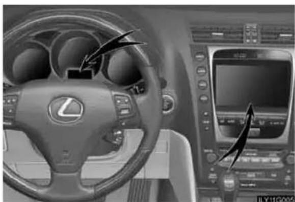 LEXUS GS 450h (2006) - Hibridās sistēmas brīdinājuma ziņojums - 1