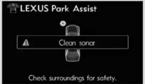 LEXUS GS 450h (2006) - Ja uz sensora ir sniegs vai dubli - 2