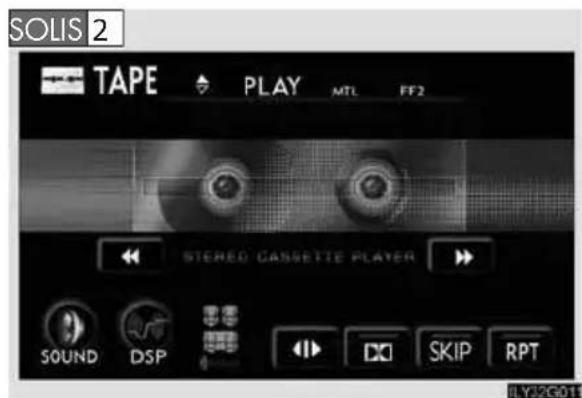 SOLIS 2 TAPE PLAY MTL FF2 STEREO CASSETTE PLAYER SOUND DSP SKIP RPT