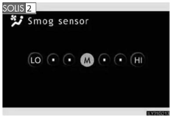 SOLIS 2 Smog sensor LO • • M • • HI